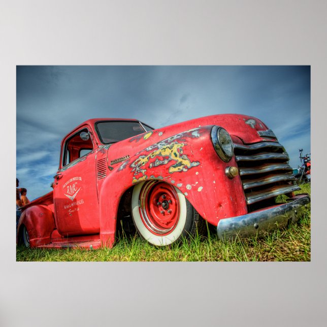 Classic Chevy Lieferwagen Poster (Vorne)