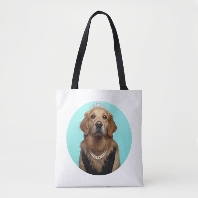 Classic Chic Breakfast Poster Golden Retriever (Vorderseite)