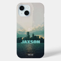 Classic Chicago Skyline Lake Michigan