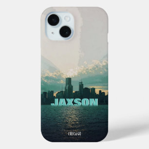 Classic Chicago Skyline Lake Michigan Case-Mate iPhone Hülle
