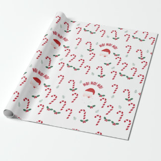 Classic Christmas Candy Cane Geschenkpapier