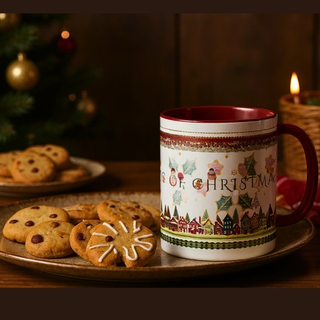 Classic Christmas Decorative Festive Jolly Tasse (Von Creator hochgeladen)