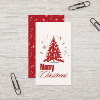 Classic Christmas Gift Tag for Holiday Wrapping