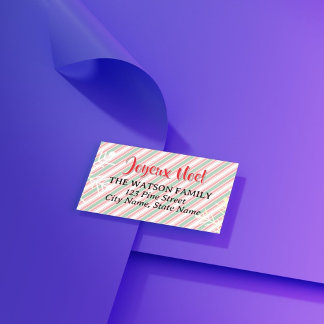 Classic Christmas Green Red White Stripes