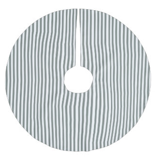 Classic Christmas Green Stripe Tree Skirt Polyester Weihnachtsbaumdecke