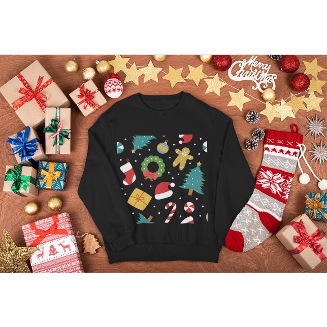 Classic Christmas Icons Sweatshirt (Von Creator hochgeladen)