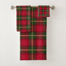 Classic Christmas Red Green Kariert Tartan Festiva