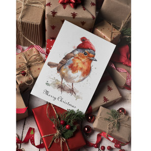 Classic Christmas Robin, Brauch Feiertagskarte