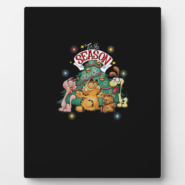 Classic Christmas Tis The Season Odie Arlene Fotoplatte (Vorderseite)