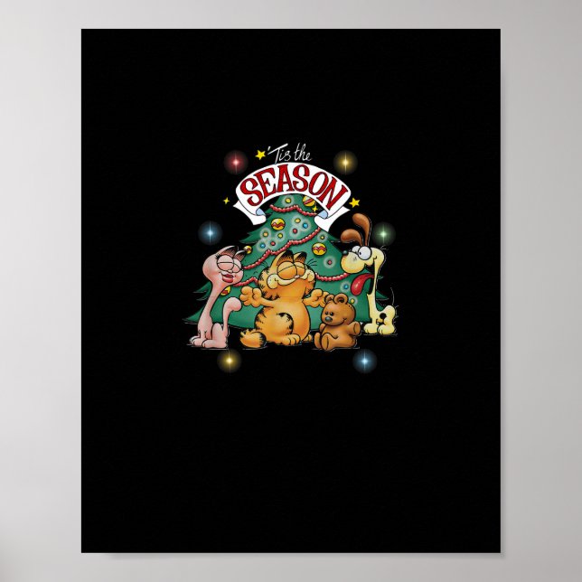 Classic Christmas Tis The Season Odie Arlene Poster (Vorne)