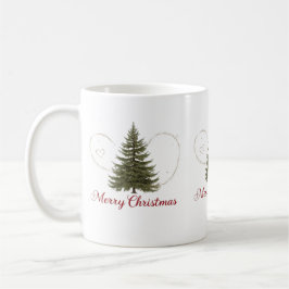 Classic Christmas Tree Tasse 11 oz - Frohe Weihnac