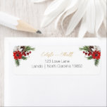 Classic Christmas White Baby Shower Rücksendeadres<br><div class="desc">Dieses klassische weiße Weihnachtsgebäck-Rücksendelabel ist perfekt für eine süße festliche Babydusche! Tauchen Sie ein in den Zauber der Saison mit unseren fröhlichen und einfachen Designs, die klassischen Charme mit einem whimsical Märchen verbinden. Die Sammlung ist mit bezaubernden Waldtieren und fröhlichen und hellen Aquarellakzenten geschmückt und strahlt gemütliche Weihnachten aus. Ob...</div>