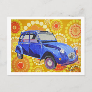 Classic Citroen 2cv Postkarte