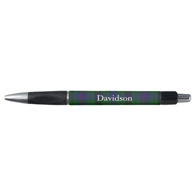 Classic Clan Davidson Tartan Karierter Pen Kugelschreiber (Vorderseite)
