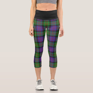 Classic Clan Donald MacDonald Tartan Kariert Capri Leggings