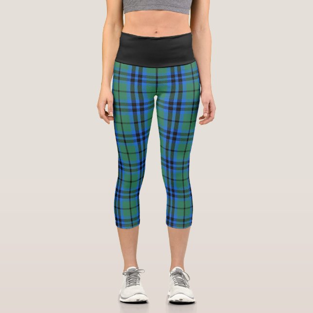 Classic Clan Keith Tartan Kariert Capri Leggings (Vorderseite)