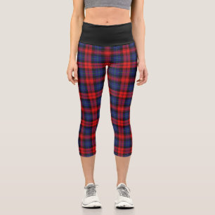 Classic Clan MacLachlan Tartan Kariert Capri Leggings