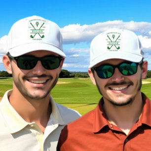 Classic Club Name Forest Green Golf Hat Truckerkappe