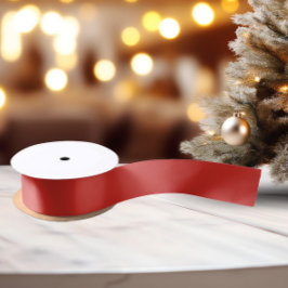 Classic Colors - Hellrot - Solid Satin Ribbon Satinband