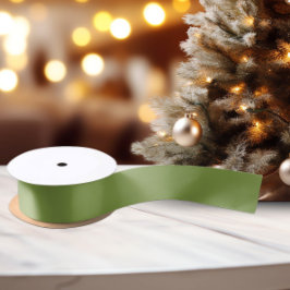 Classic Colors - Soft Green - Solid Satin Ribbon Satinband