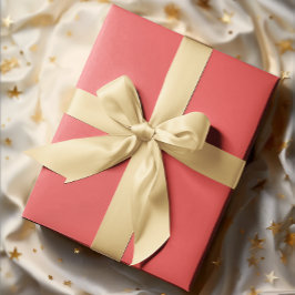 Classic Colors - Soft Red - Solid Roll Geschenkpapier