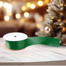 Classic Colors - Traditionelles Grün - Satin Ribbo