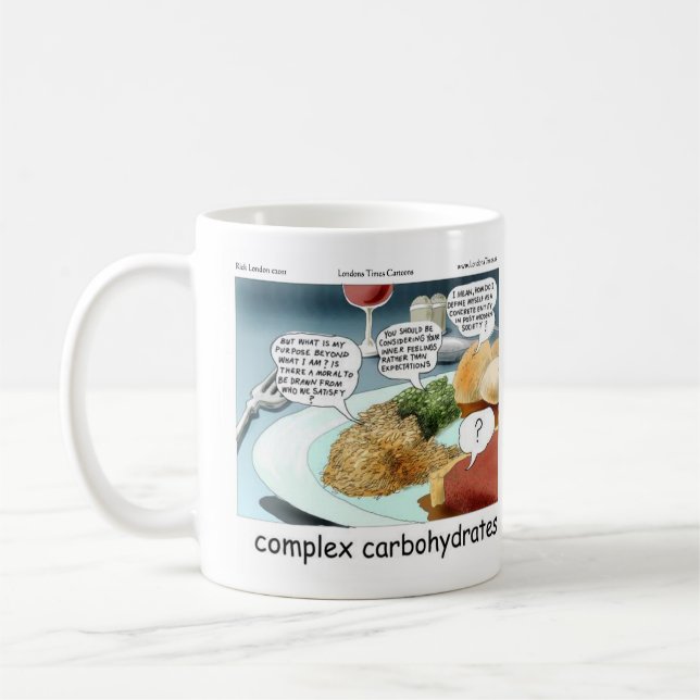 Classic Complex Carbohydrates Philosophisches Comi Kaffeetasse (Links)