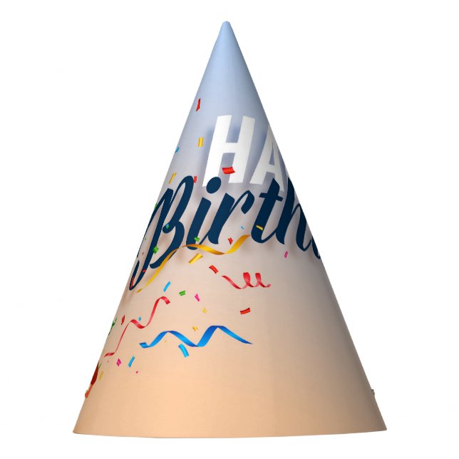 Classic Cone Birthday Party Hat Partyhütchen (Vorderseite)