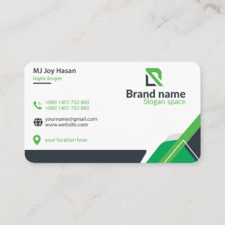 Classic Corporate business card design Visitenkarte