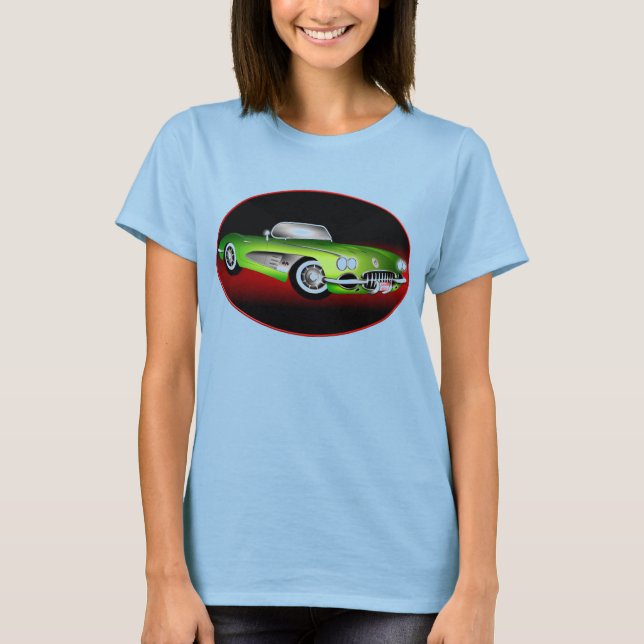 CLASSIC CORVETTE - EMERALD T-Shirt (Vorderseite)