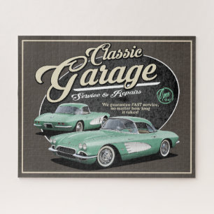 Classic Corvette Garage Puzzle