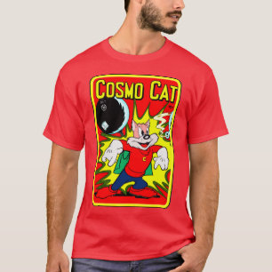 Classic Cosmo Cat T - Shirt der 40er Jahre