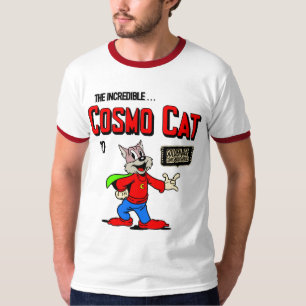 Classic Cosmo Cat T - Shirt der 50er Jahre