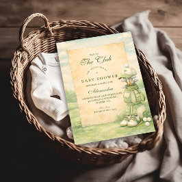 Classic Country Club Baby Shower Einladung