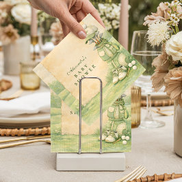 Classic Country Club Baby Shower Serviette