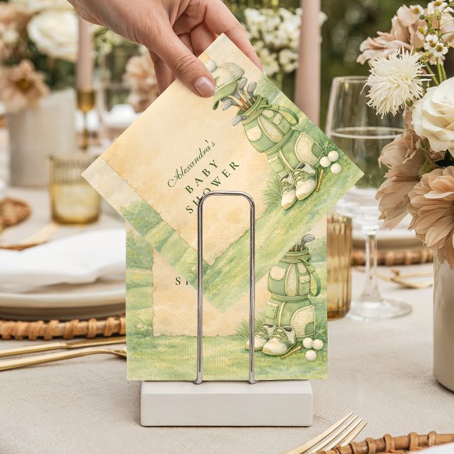 Classic Country Club Baby Shower Serviette (Von Creator hochgeladen)
