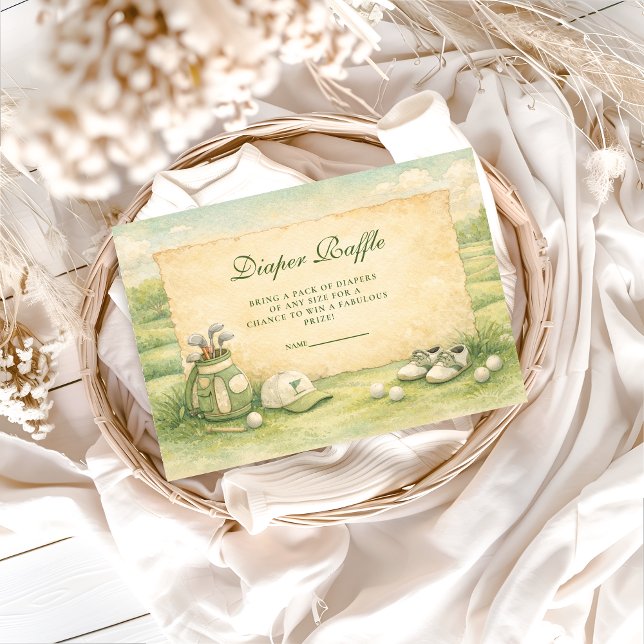 Classic Country Club Diapper Raffle Begleitkarte (Von Creator hochgeladen)