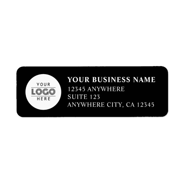 Classic Custom Business Logo Black Company (Vorne)