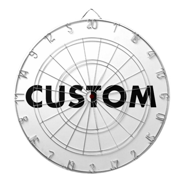 Classic Custom Dartboard - Red & Green Standard Dartscheibe (vorne)