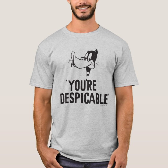 Classic DAFFY DUCK™ "You are Despicable" T-Shirt (Vorderseite)