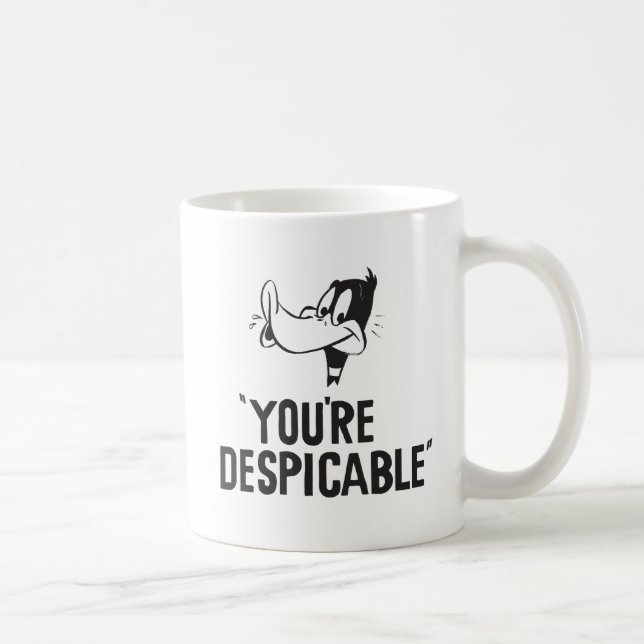 Classic DAFFY DUCK™ "You are Despicable" Tasse (Rechts)