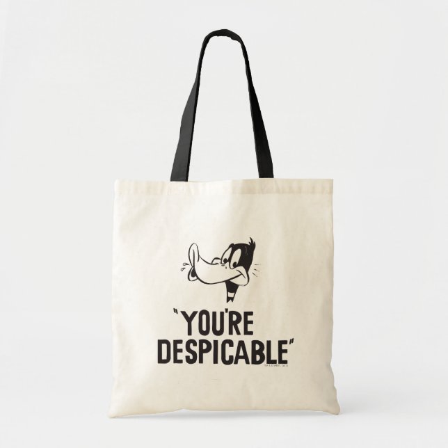Classic DAFFY DUCK™ "You are Despicable" Tragetasche (Vorne)