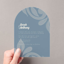 Classic Damask Aquamarin Hochzeitsakryllische Einl