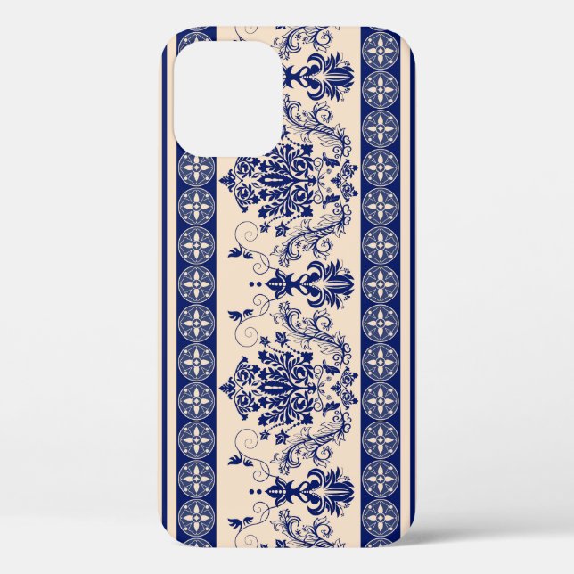 Classic Damask: Nahtlose Ornamentik. Case-Mate iPhone Hülle (Rückseite)