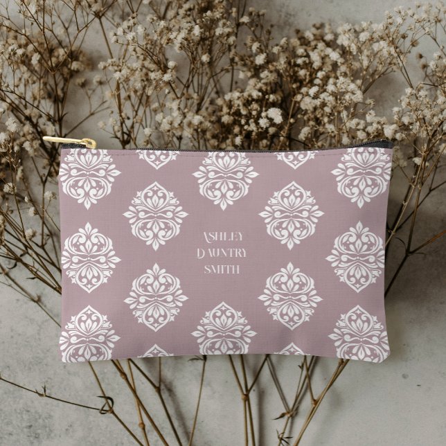 Classic Damask Regency Toskana Blassrosa Zubehörtasche (Von Creator hochgeladen)