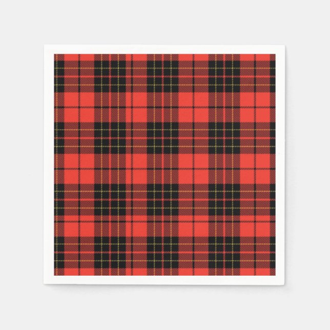 Classic Dark Red Baby Shower Napkins Serviette (Vorderseite)