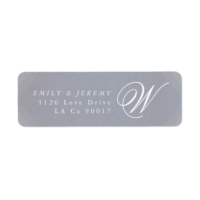 Classic Deko Gold Vintag Gray Calligraphy Wedding (Vorne)