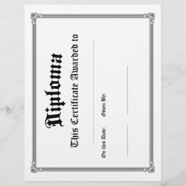 Classic Diploma Blanks Pack mit 10