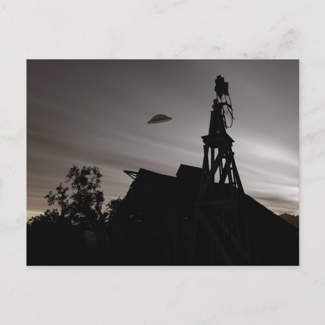 Classic Domed Saucer Postcard Postkarte (Vorderseite)