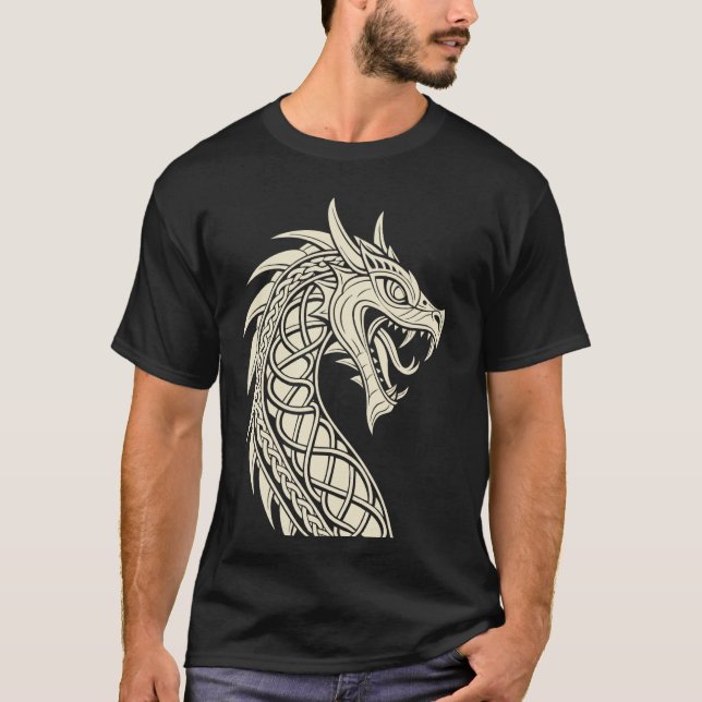 Classic Dragon Viking World Serpent u2013 Nordic K T-Shirt (Vorderseite)